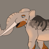 Thumbnail for ANI-2631: Chocolate & Leucistic Palaeoloxodon Namadicus (F)