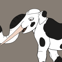 Thumbnail for ANI-2632: Melanistic & Piebald Palaeoloxodon Namadicus (M)