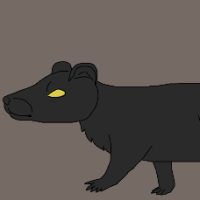 Thumbnail for ANI-3130: Melanistic Fancy Mouse (F)