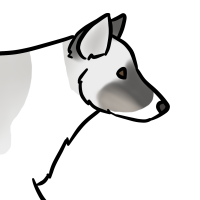 Thumbnail for ANI-3472: Blue &amp; Piebald &amp; Species-Specific Grey Wolf (F)
