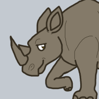 Thumbnail for ANI-4052: White Rhinoceros (M)