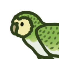 Thumbnail for ANI-4194: Piebald Kakapo (F)