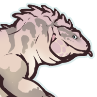 Thumbnail for ANI-2491: Leucistic Pink Iguana (M)